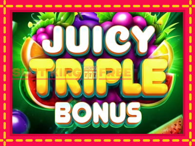 Juicy Triple Bonus tasuta mänguautomaat