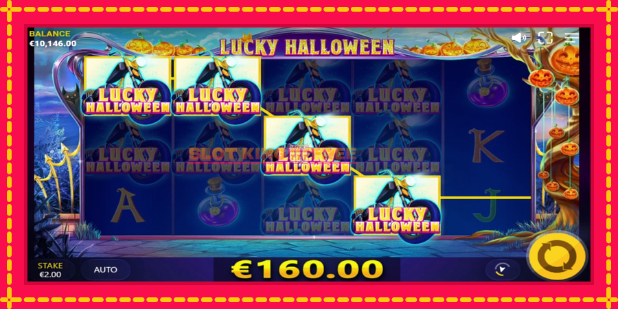 Lucky Halloween - automaatne põnevate proovitükkidega