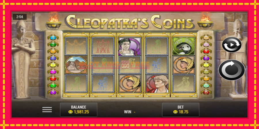 Cleopatra’s Coins - automaatne põnevate proovitükkidega