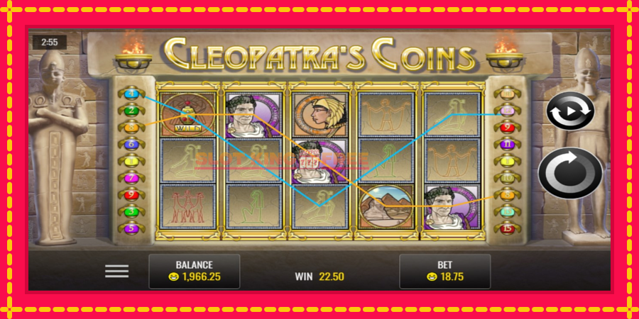 Cleopatra’s Coins - automaatne põnevate proovitükkidega