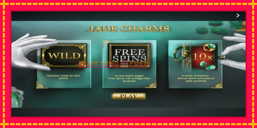 Jade Charms - automaatne põnevate proovitükkidega