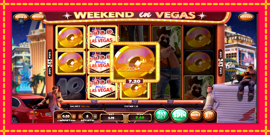 Weekend In Vegas - automaatne põnevate proovitükkidega