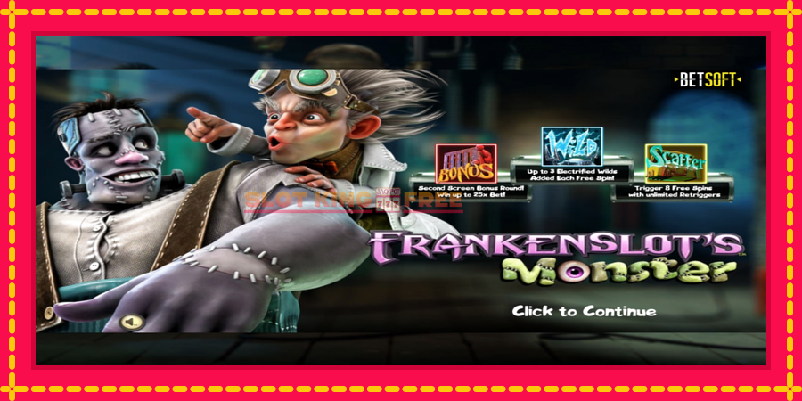 Frankenslots Monster - automaatne põnevate proovitükkidega