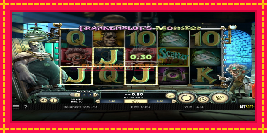 Frankenslots Monster - automaatne põnevate proovitükkidega