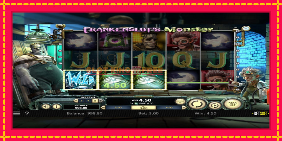 Frankenslots Monster - automaatne põnevate proovitükkidega