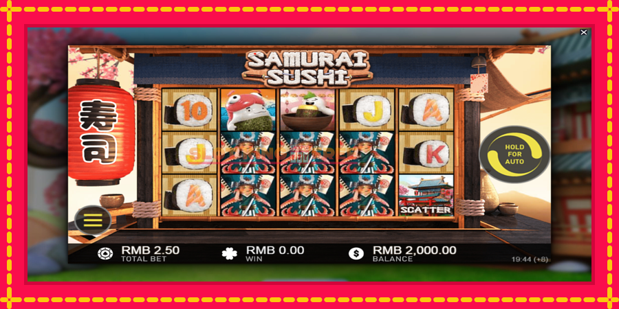 Samurai Sushi - automaatne põnevate proovitükkidega