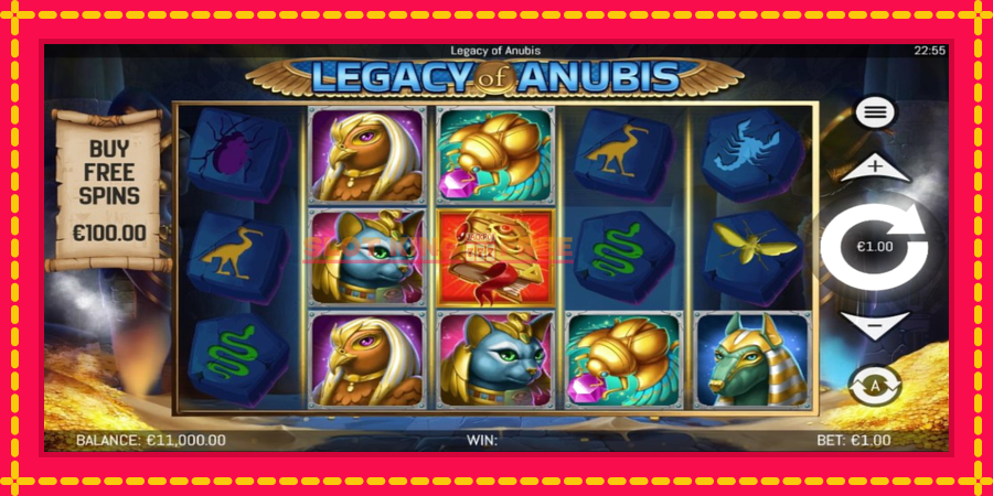 Legacy of Anubis - automaatne põnevate proovitükkidega