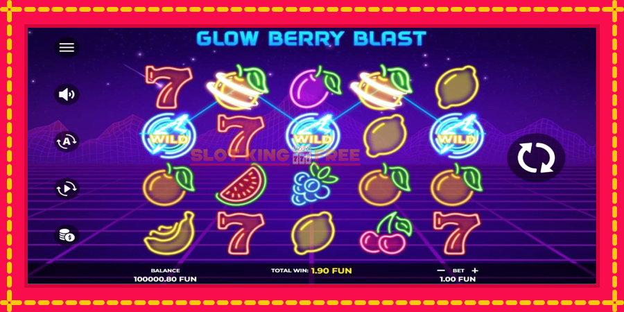 Glow Berry Blast - automaatne põnevate proovitükkidega