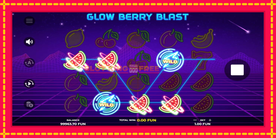 Glow Berry Blast - automaatne põnevate proovitükkidega