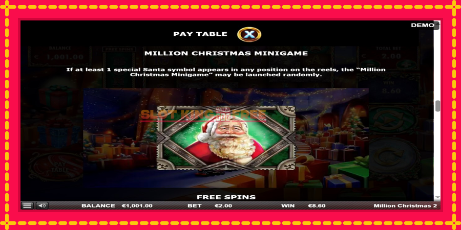 Million Christmas 2 - automaatne põnevate proovitükkidega