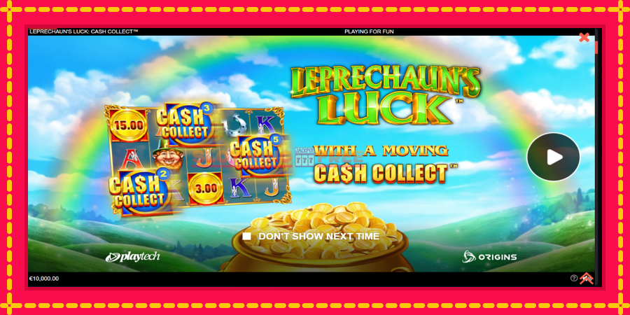 Leprechauns Luck Cash Collect Megaways PowerPlay Jackpot - automaatne põnevate proovitükkidega