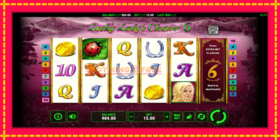 Lucky Ladys Charm Deluxe 6 - automaatne põnevate proovitükkidega