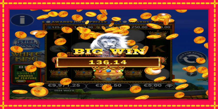 Full Moon: White King PowerPlay Jackpot - automaatne põnevate proovitükkidega