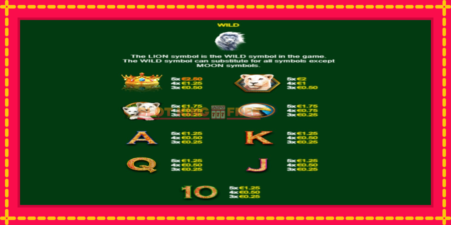 Full Moon: White King PowerPlay Jackpot - automaatne põnevate proovitükkidega