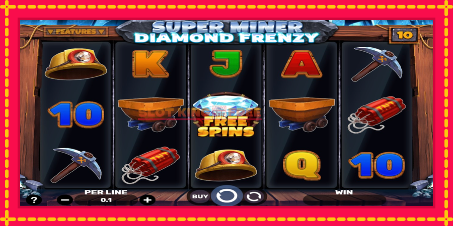 Super Miner - Diamond Frenzy - automaatne põnevate proovitükkidega