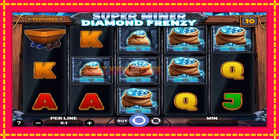 Super Miner - Diamond Frenzy - automaatne põnevate proovitükkidega