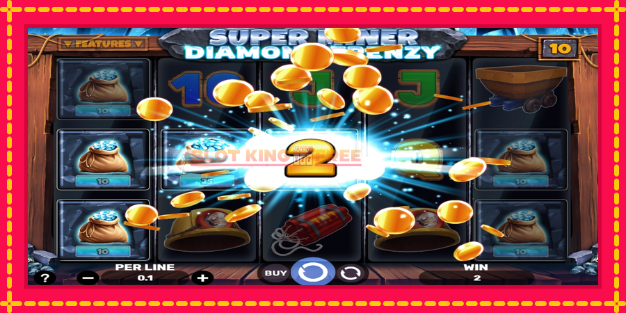 Super Miner - Diamond Frenzy - automaatne põnevate proovitükkidega