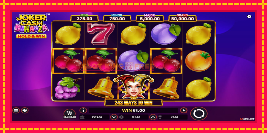 Joker Cash Bonanza - Hold & Win - automaatne põnevate proovitükkidega