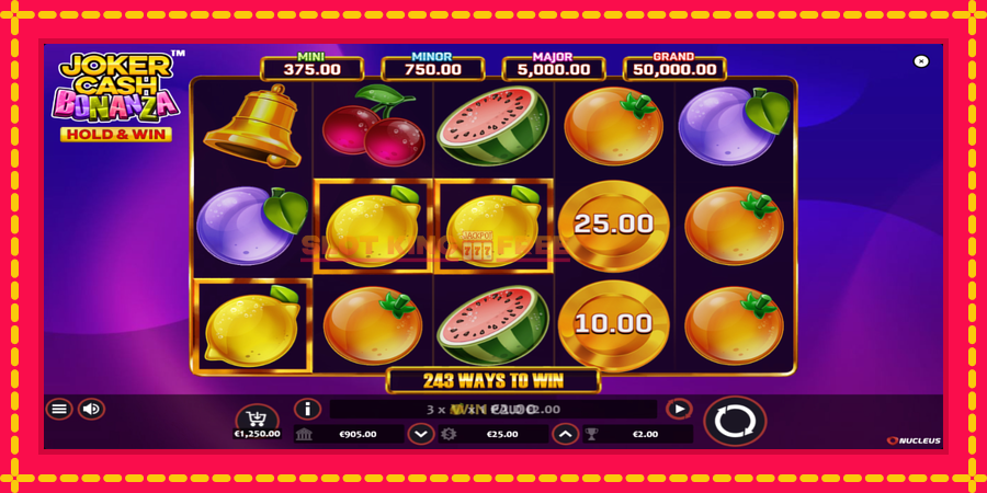 Joker Cash Bonanza - Hold & Win - automaatne põnevate proovitükkidega