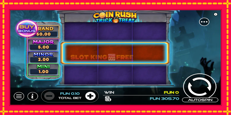 Coin Rush: Trick o Treat - automaatne põnevate proovitükkidega