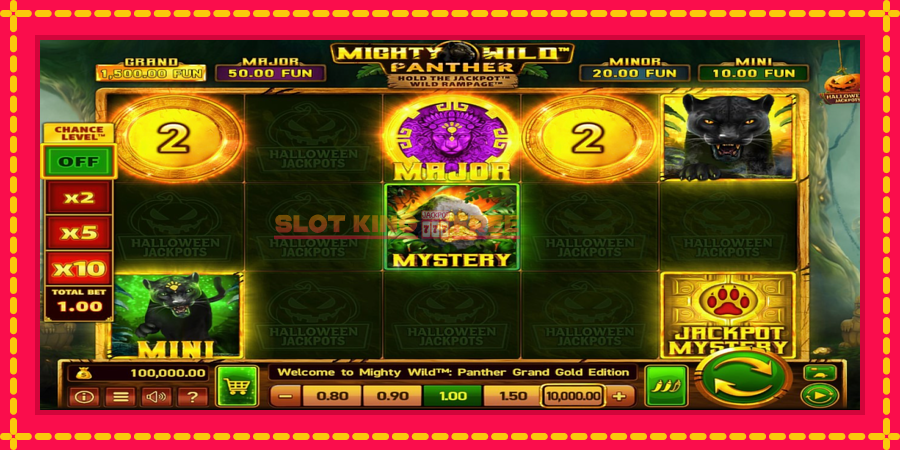 Mighty Wild: Panther Grand Gold Edition Halloween Jackpots - automaatne põnevate proovitükkidega