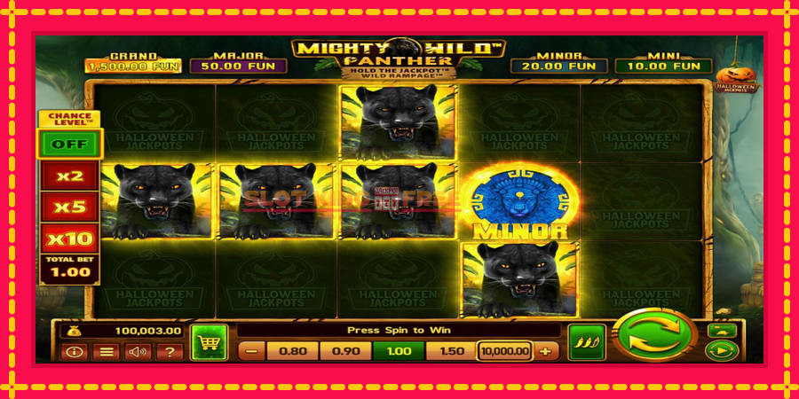 Mighty Wild: Panther Grand Gold Edition Halloween Jackpots - automaatne põnevate proovitükkidega