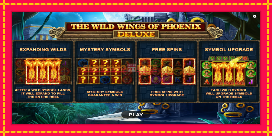 The Wild Wings of Phoenix Deluxe - automaatne põnevate proovitükkidega