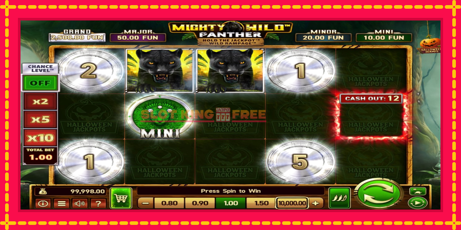 Mighty Wild: Panther Grand Platinum Edition Halloween Jackpots - automaatne põnevate proovitükkidega