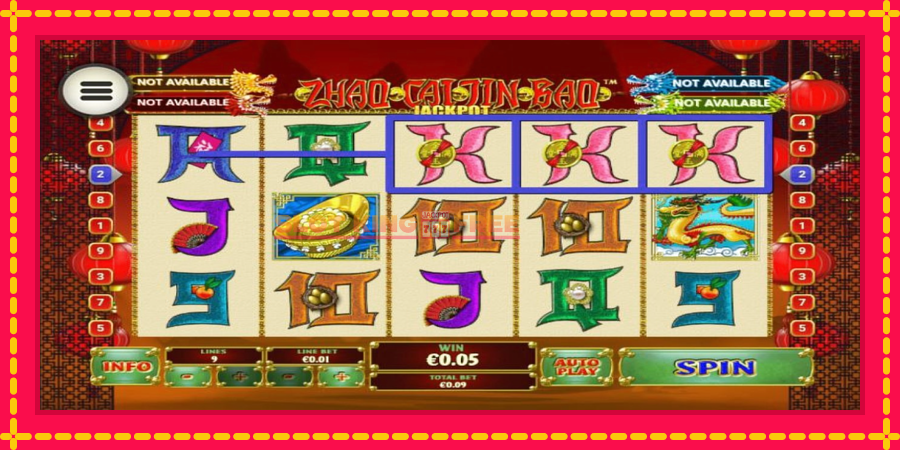 Zhao Cai Jin Bao Jackpot - automaatne põnevate proovitükkidega