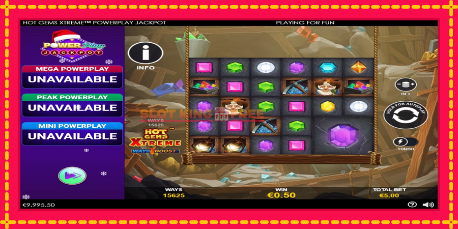 Hot Gems Xtreme PowerPlay Jackpot - automaatne põnevate proovitükkidega