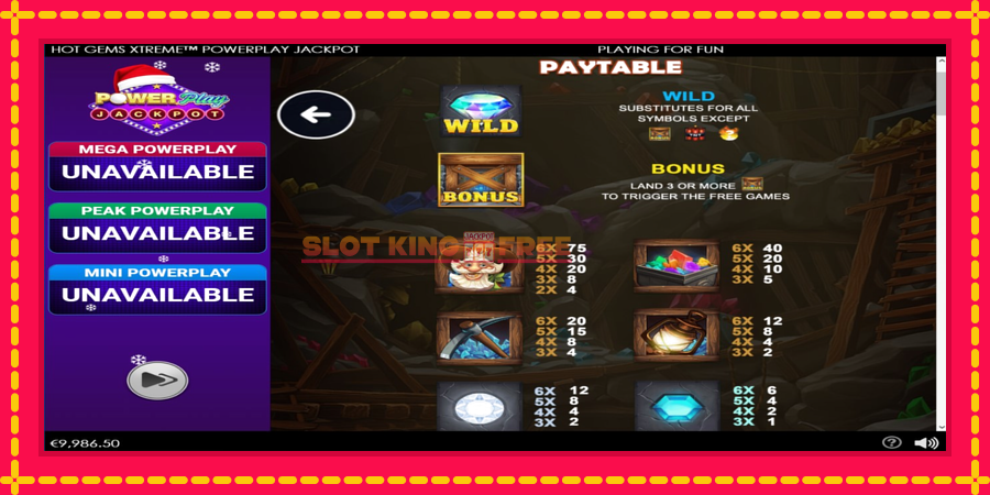 Hot Gems Xtreme PowerPlay Jackpot - automaatne põnevate proovitükkidega