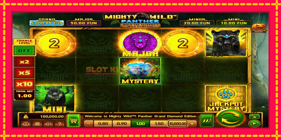 Mighty Wild: Panther Grand Diamond Edition Halloween Jackpots - automaatne põnevate proovitükkidega