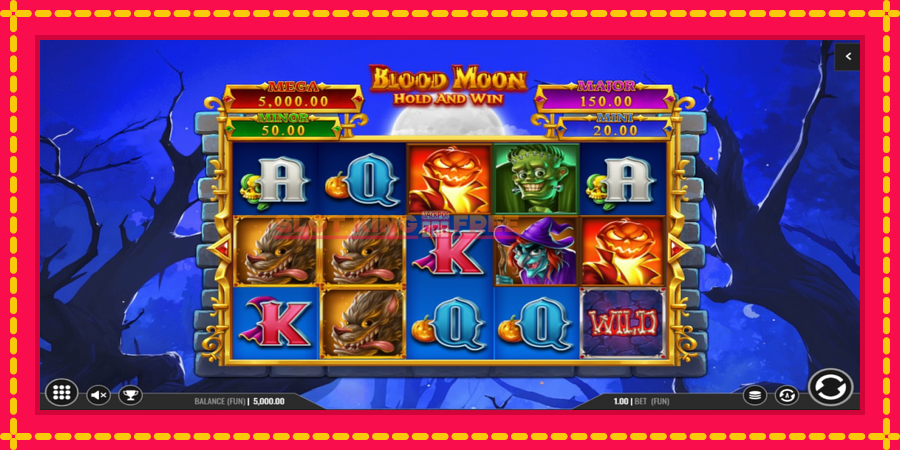 Blood Moon Hold and Win - automaatne põnevate proovitükkidega