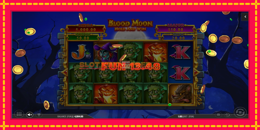 Blood Moon Hold and Win - automaatne põnevate proovitükkidega