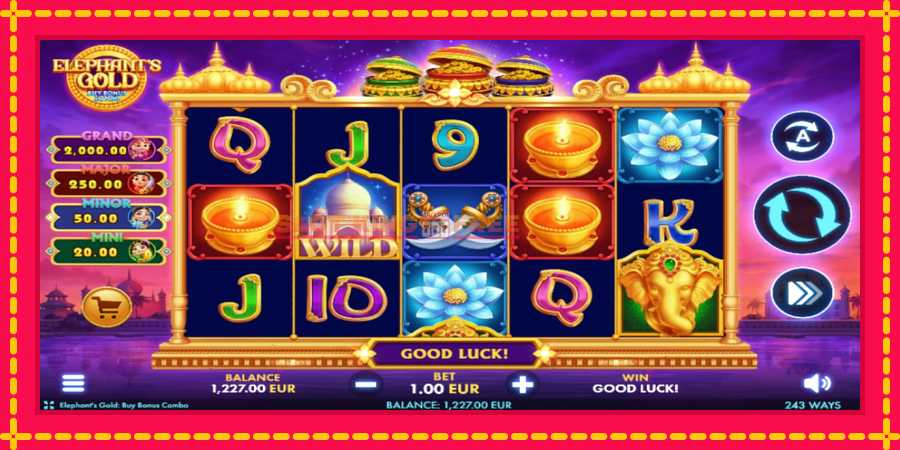 Elephants Gold Buy Bonus Combo - automaatne põnevate proovitükkidega