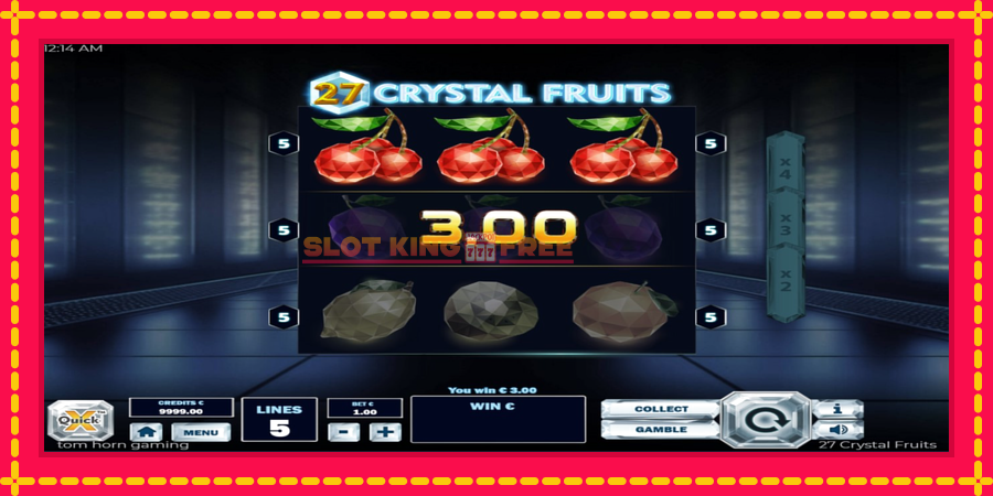 27 Crystal Fruits - automaatne põnevate proovitükkidega