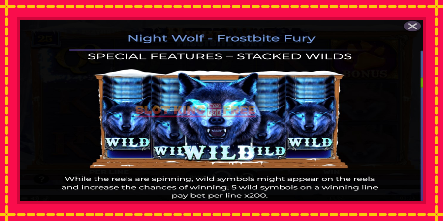 Night Wolf - Frostbite Fury - automaatne põnevate proovitükkidega