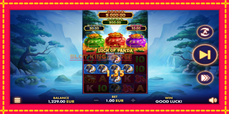 Luck of Panda Bonus Combo - automaatne põnevate proovitükkidega