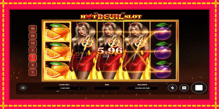 Hot Devil Slot - automaatne põnevate proovitükkidega