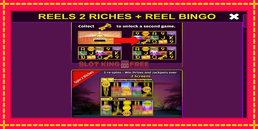 Reels 2 Riches with Reel Bingo - automaatne põnevate proovitükkidega