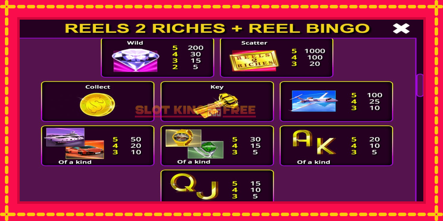 Reels 2 Riches with Reel Bingo - automaatne põnevate proovitükkidega