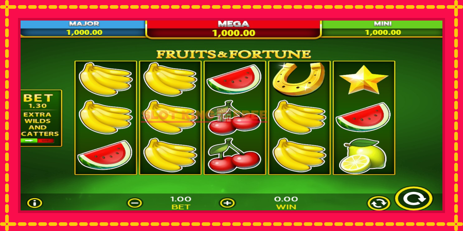 Fruits & Fortune - automaatne põnevate proovitükkidega