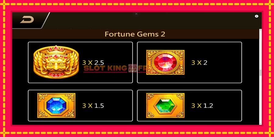 Fortune Gems 2 - automaatne põnevate proovitükkidega