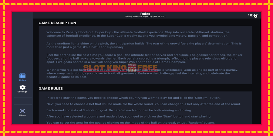 Penalty Shoot-Out: Super Cup - automaatne põnevate proovitükkidega