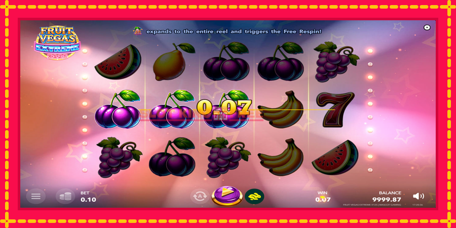 Fruit Vegas Extreme x125 - automaatne põnevate proovitükkidega