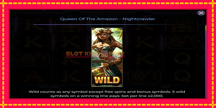 Queen of the Amazon - Nightcrawler - automaatne põnevate proovitükkidega