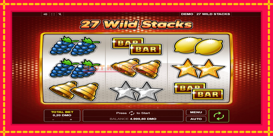 27 Wild Stacks - automaatne põnevate proovitükkidega