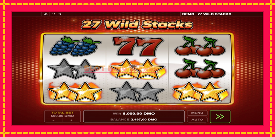 27 Wild Stacks - automaatne põnevate proovitükkidega