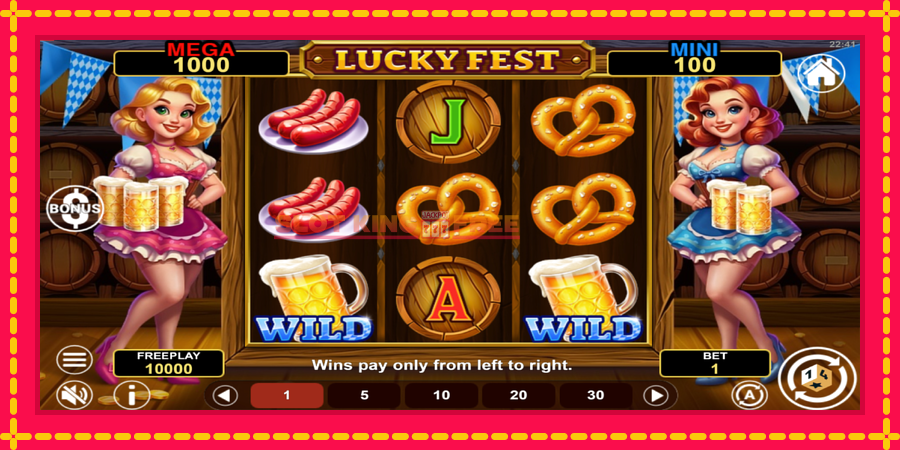 Lucky Fest Hold & Win - automaatne põnevate proovitükkidega