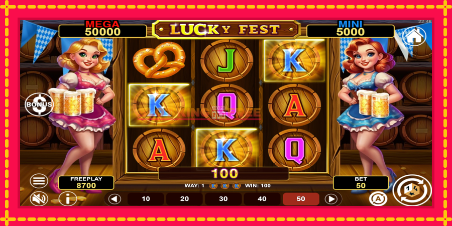 Lucky Fest Hold & Win - automaatne põnevate proovitükkidega